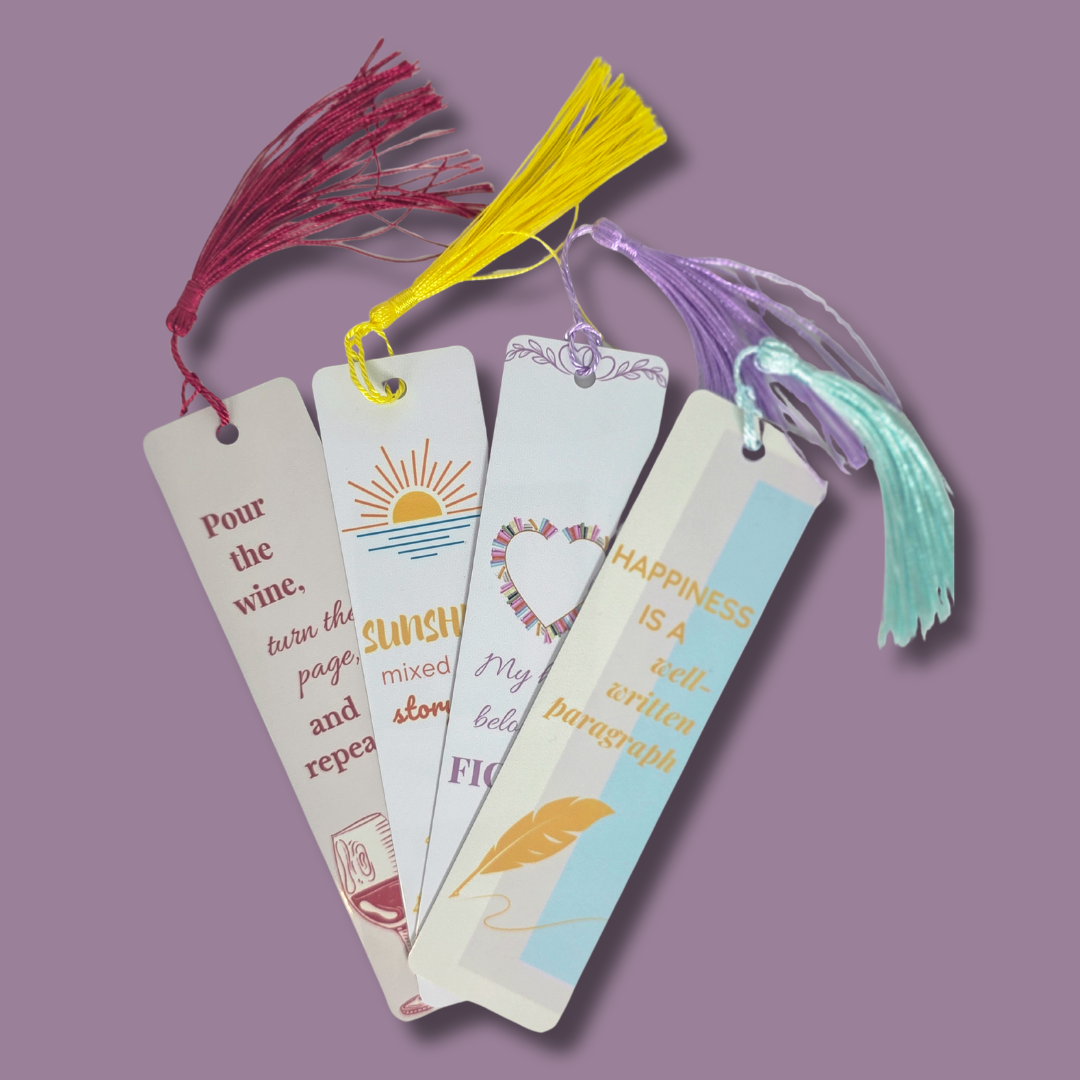 Booked & Unbothered: Witty Aluminum Bookmarks