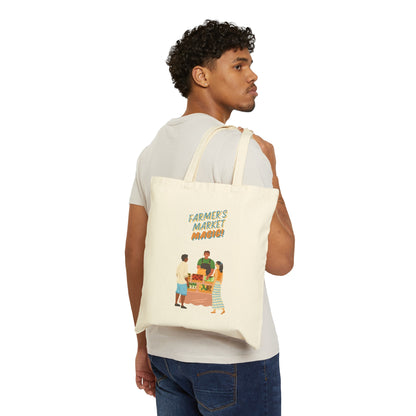 Market Harvest Canvas Tote Bag