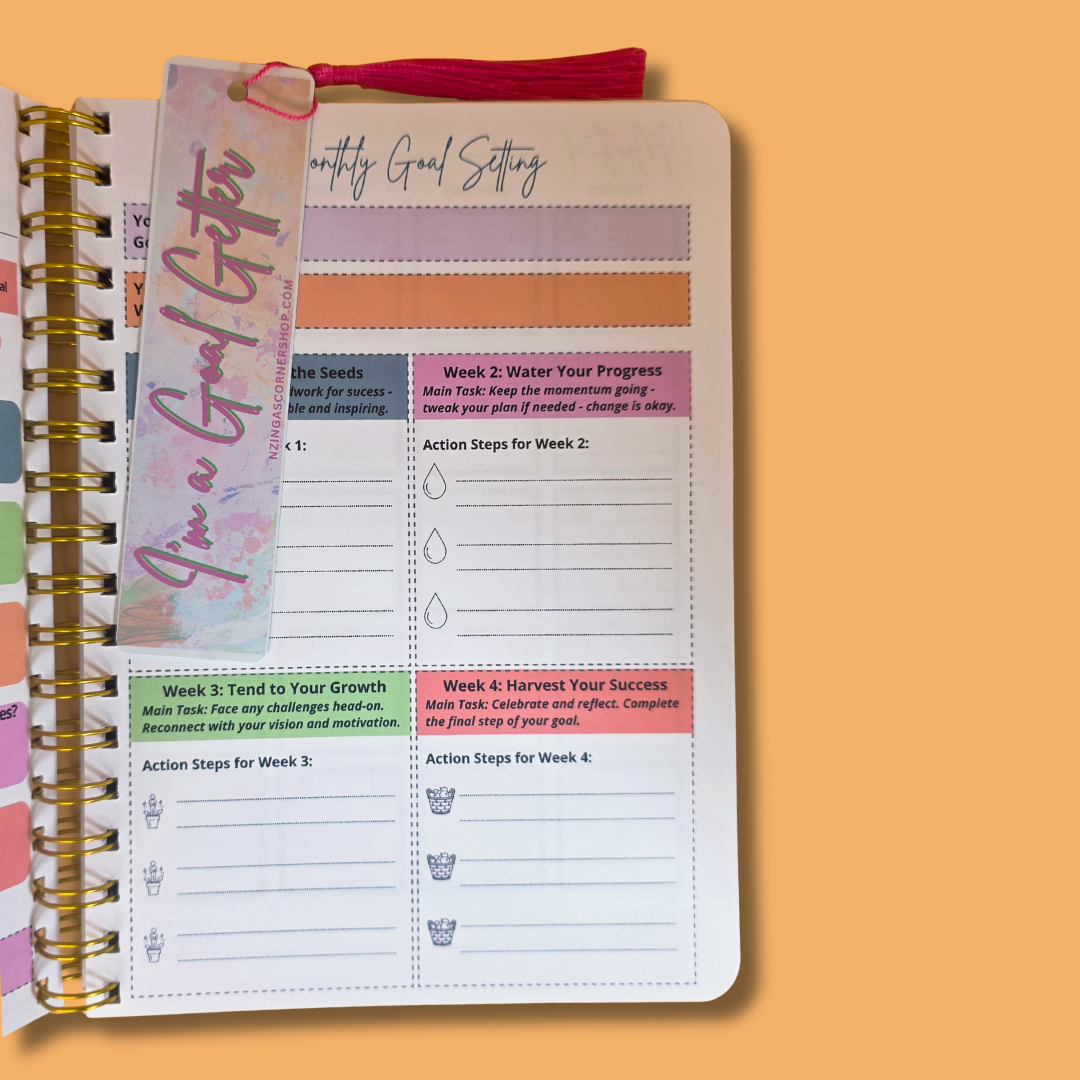 🎨 Unapologetic Energy – Goal Getter Planner