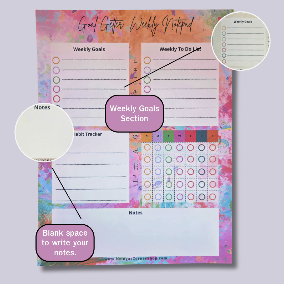 🎨 Get Loud With It – Unapologetic Energy Notepad