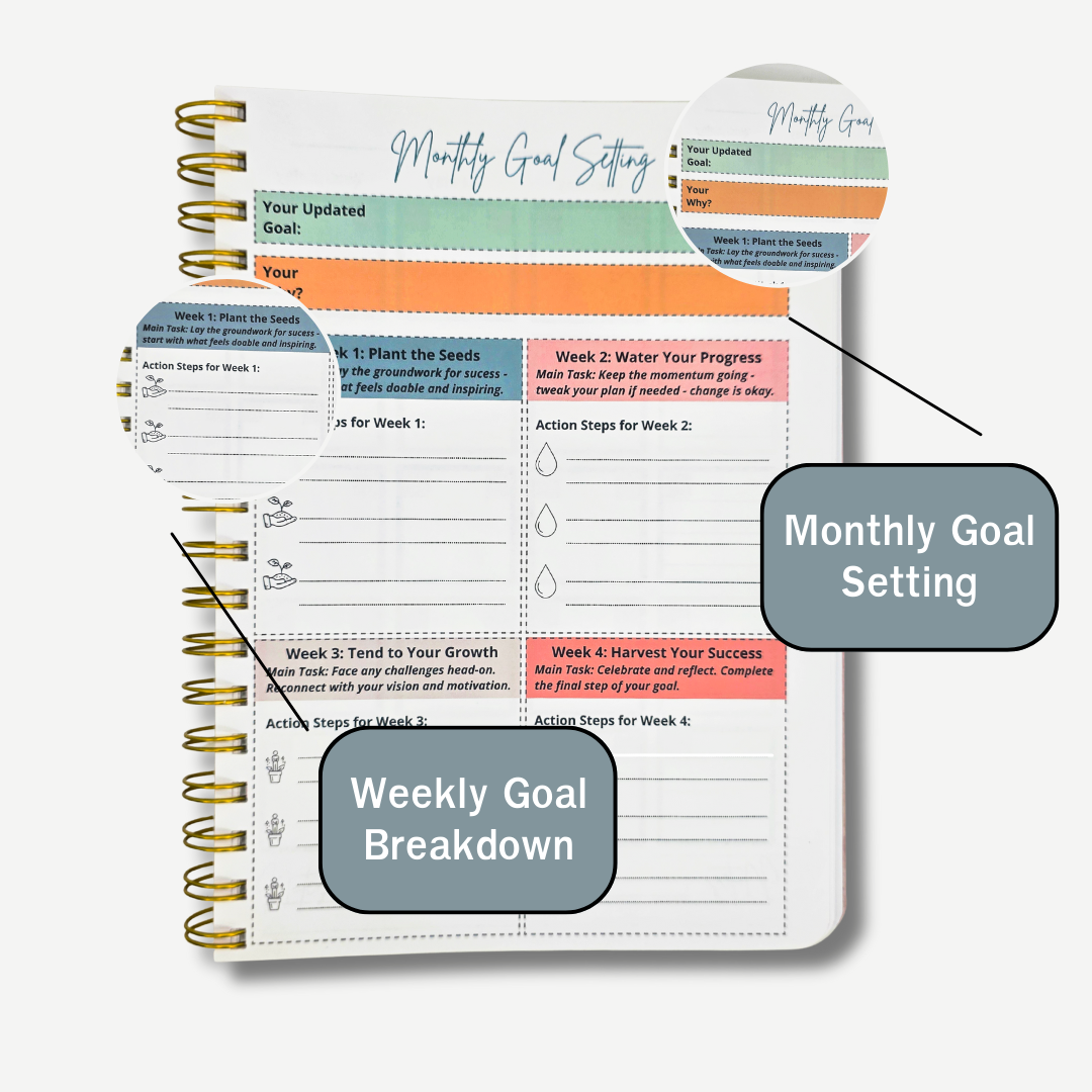 🌊 Lightwork &amp; Legacy – Goal Getter Planner