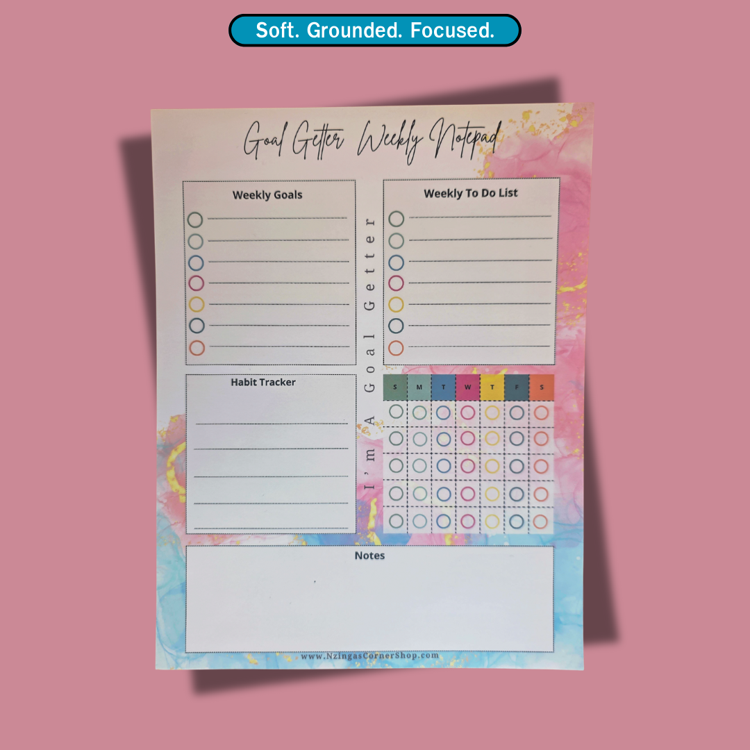 🌊 Ease Into It – Lightwork &amp; Legacy Notepad