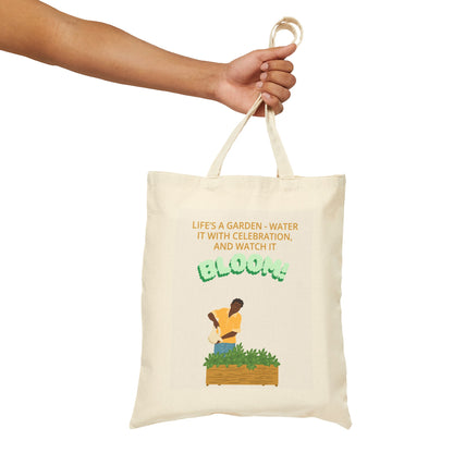 Garden Celebration Canvas Tote Bag