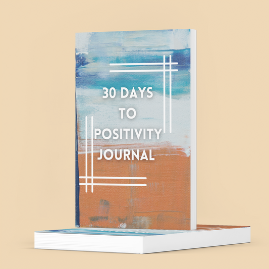 30 Days to Positivity: Orange Abstract
